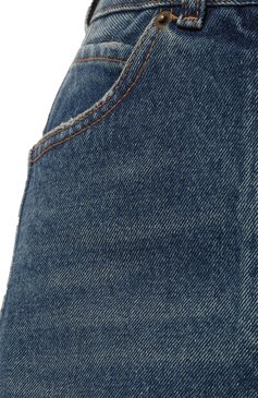 Женская джинсовая юбка DARKPARK синего цвета, арт. WSK01/DBL02W053 | Фото 5 (Кросс-КТ: Деним; Стили: Гранж; Женское Кросс-КТ: Юбка-одежда; Материал сплава: Проставлено; Материал внешний: Хлопок, Деним; Материал подклада: Синтетический материал; Длина Ж (юбки, платья, шорты): Макси; Драгоценные камни: Проставлено)