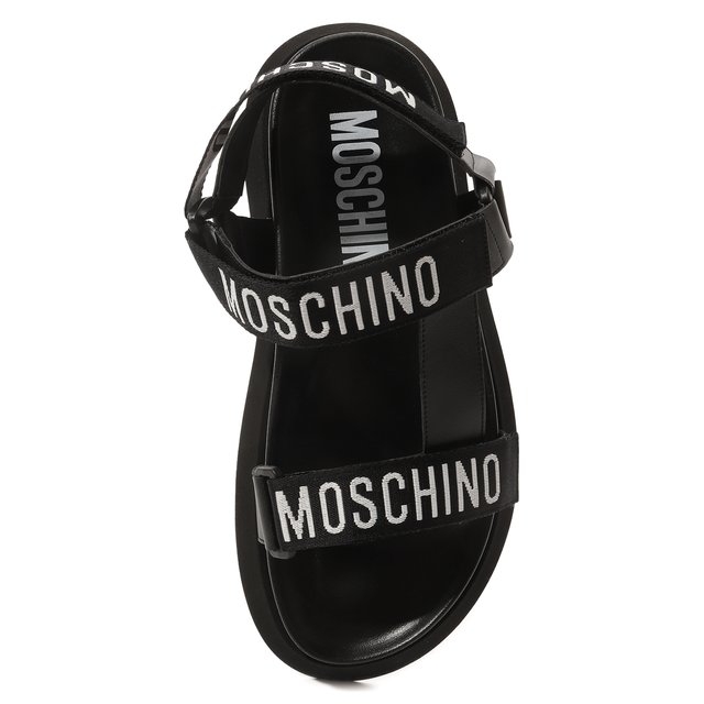 Сандалии Moschino MA16244G1G/MU0, цвет чёрный, размер 39 MA16244G1G/MU0 - фото 6