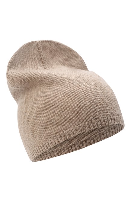 Женская кашемировая шапка RALPH LAUREN бежевого цвета, арт. 290856341 | Фото 1 (Материал: Шерсть, Кашемир, Текстиль)