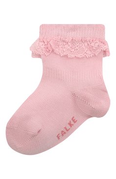 Детские хлопковые носки FALKE розового цвета, арт. 12121. | Фото 1 (Региональные ограничения белый список (Axapta Mercury): RU)