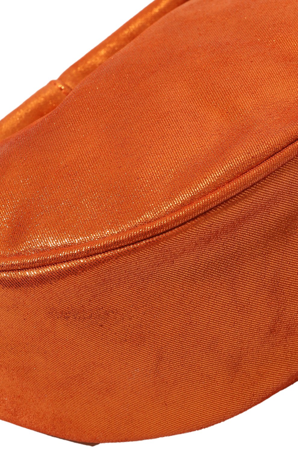 Женская сумка cush BY FAR оранжевого цвета, арт. 23PFBCUSSBUGJLLSMA | Фото 3 (Сумки-технические: Сумки top-handle; Материал сплава: Проставлено; Драгоценные камни: Пр оставлено; Размер: small)