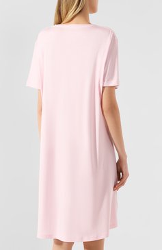 Женская сорочка DEREK ROSE розового цвета, арт. 1207-LARA001 | Фото 4 (Материал внешний: Синтетический материал; Статус проверки: Проверена категория)
