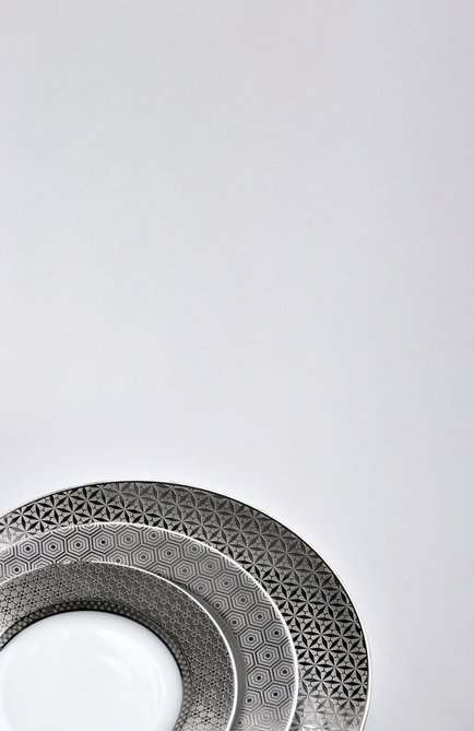 Тарелка суповая divine BERNARDAUD серебряного цвета, арт. 1388/23 | Фото 2 (Интерьер_коллекция: Divine)