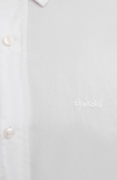 Мужская хлопковая рубашка BOSS белого цвета, арт. 50465197 | Фото 5 (Манжеты: На пуговицах; Воротник: Button down; Рукава: Длинные; Рубашки М: Regular Fit; Случай: Повседневный; Длина (для топов): Стандартные; Материал сплава: Проставлено; Нос: Не проставлено; Материал внешний: Хлопок; Принт: Однотонные; Драгоценные камни: Проставлено; Стили: Кэжуэл)