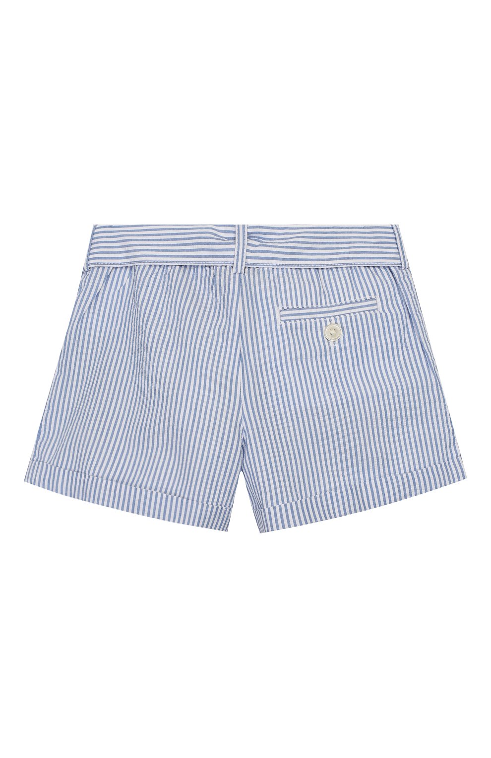 Детские хлопковые шорты POLO RALPH LAUREN голубого цвета, арт. 311784541 | Фото 2 (Случай: Повседневный; Материал сплава: Проставлено; Нос: Не проставлено; Материал внешний: Хлопок; Девочки Кросс-КТ: Шорты-одежда; Ростовка одежда: 2 года | 92 см, 4 года | 104 см)