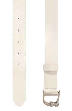 Женский кожаный ремень DSQUARED2 белого цвета, арт. BEW0360/02500001 | Фото 3 (Материал: Натуральная кожа)