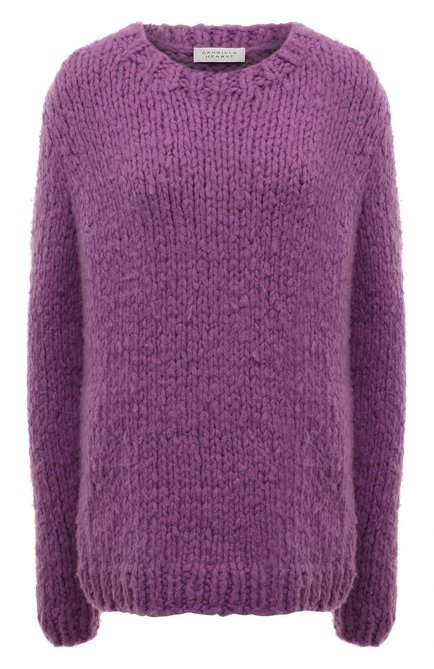 Женский кашемировый пуловер GABRIELA HEARST сиреневого цвета по цене 157000 руб., арт. R19GH944 | Фото 1
