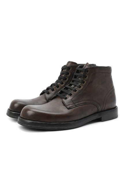 Мужские кожаные ботинки perugino DOLCE & GABBANA серого цвета, арт. A60306/AW765 | Фото 1 (Материал внутренний: Натуральная кожа; Подошва: Плоская; Мужское Кросс-КТ: Ботинки-обувь; Материал внешний: Кожа; Материал утеплителя: Без утеплителя; Региональные ограничения белый список (Axapta Mercury): RU; Длина стельки: 29,2, 27,5, 25,3, 25,7, 26,1, 26,5, 26,9, 27,3, 27,7, 28,1, 28,5, 28,9, 29,3; толщина подошвы: 1,7; ширина носка стельки: 9,2, 9,4; высота каблука: 3,2)