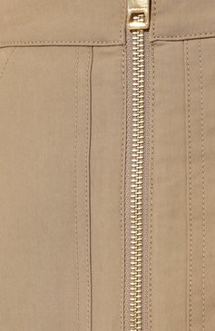 Женская юбка из смеси хлопка и шелка BURBERRY бежевого цвета, арт. 8006120 | Фото 5 (Женское Кросс-КТ: Юбка-одежда; Материал внешний: Хлопок; Длина Ж (юбки, платья, шорты): Миди; Статус проверки: Проверено, Проверена категория)