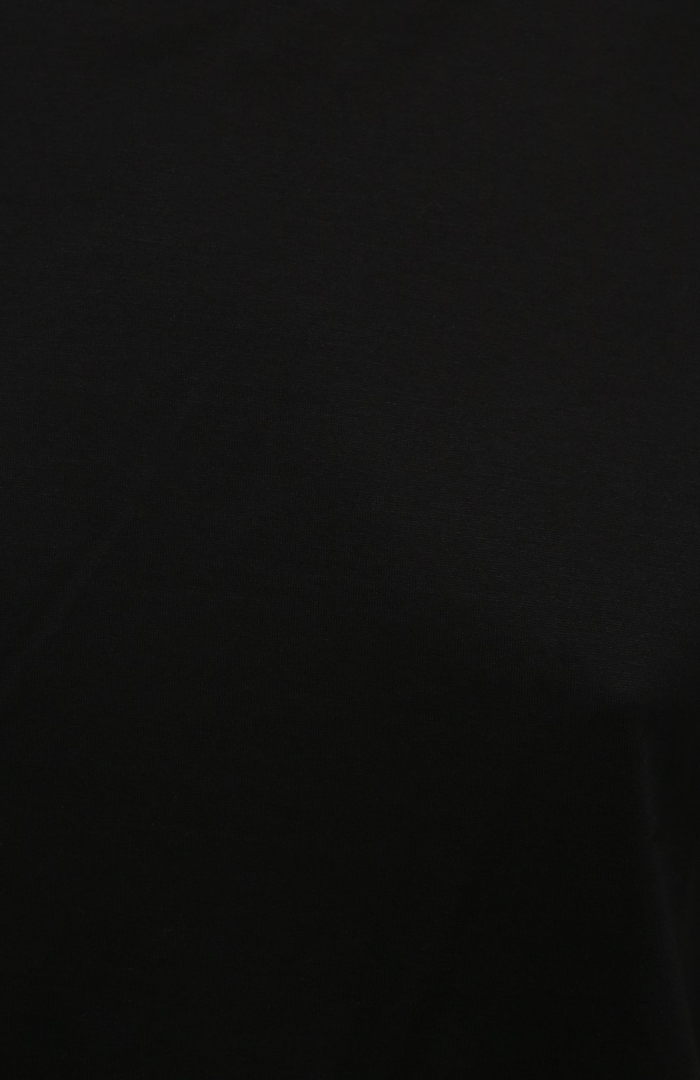 Женская хлопковая футболка ERIKA CAVALLINI черного цвета, арт. S1/P/P1SK01 | Фото 5 (Принт: Без принта; Рукава: Короткие; Длина (для топов): Стандартные; Региональные ограничения белый список (Axapta Mercury): RU; Материал внешний: Хлопок; Женское Кросс-КТ: Футболка-одежда; Стили: Кэжуэл)