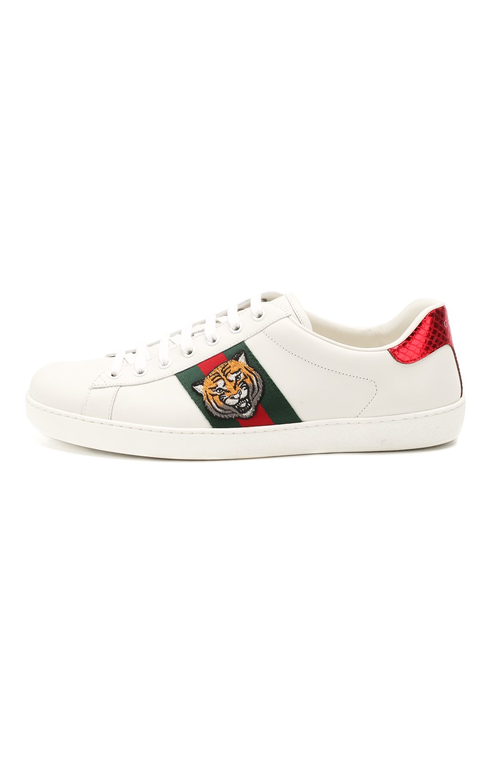 Gucci white tiger ace 2025 sneakers