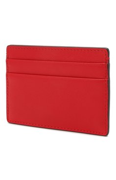 Мужской кожаный футляр для кредитных карт VERSACE красного цвета, арт. DPN2467/DVT8ME | Фото 2 (Материал: Натуральная кожа)