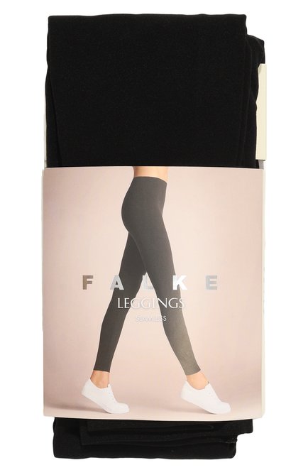 Женские леггинсы FALKE черного цвета, арт. 41167 | Фото 1 (Материал внешний: Синтетический материал; Длина (брюки, джинсы): Стандартные)