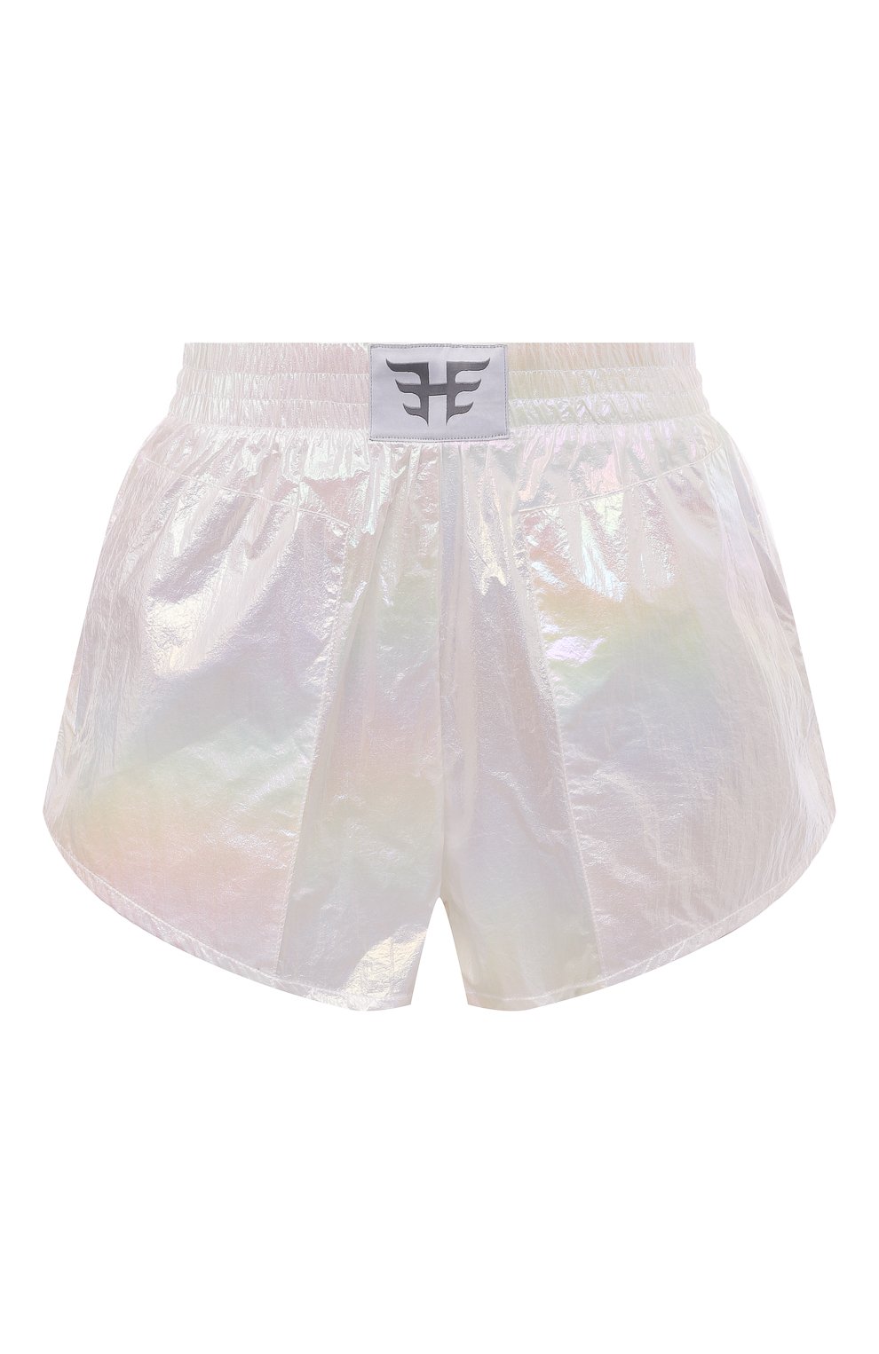Женские шорты HEROINE SPORT белого цвета, арт. HS-6034 | Фото 1 (Женское Кросс-КТ: Шорты-одежда; Длина Ж (юбки, платья, шорты): Мини; Материал внешний: Синтетический материал; Материал сплава: Проставлено; Стили: Спорт-шик; Драгоценные камни: Проставлено)