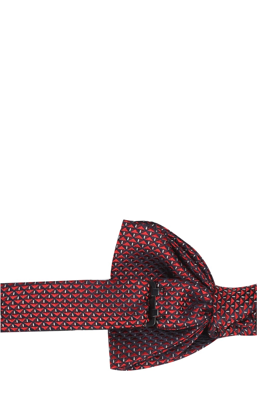 Мужской шелковый галстук-бабочка с узором LANVIN красного цвета, арт. 2402/B0W TIE | Фото 3 (Материал: Текстиль, Шелк; Статус проверки: Проверено, Проверена категория)