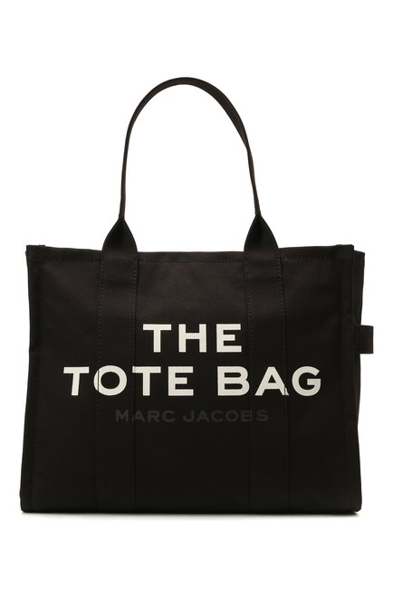 Женский сумка the tote bag MARC JACOBS (THE) черного цвета, арт. M0016156 | Фото 1 (Сумки-технические: Сумки-шопперы; Материал: Текстиль; Размер: large; Материал сплава: Проставлено; Драгоценные камни: Проставлено; Нос: Не проставлено)
