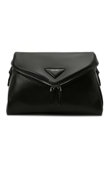 Женская сумка prada signeaux PRADA черного цвета по цене 275000 руб., арт. 1BC165-2DX8-F0002-OOO | Фото 1
