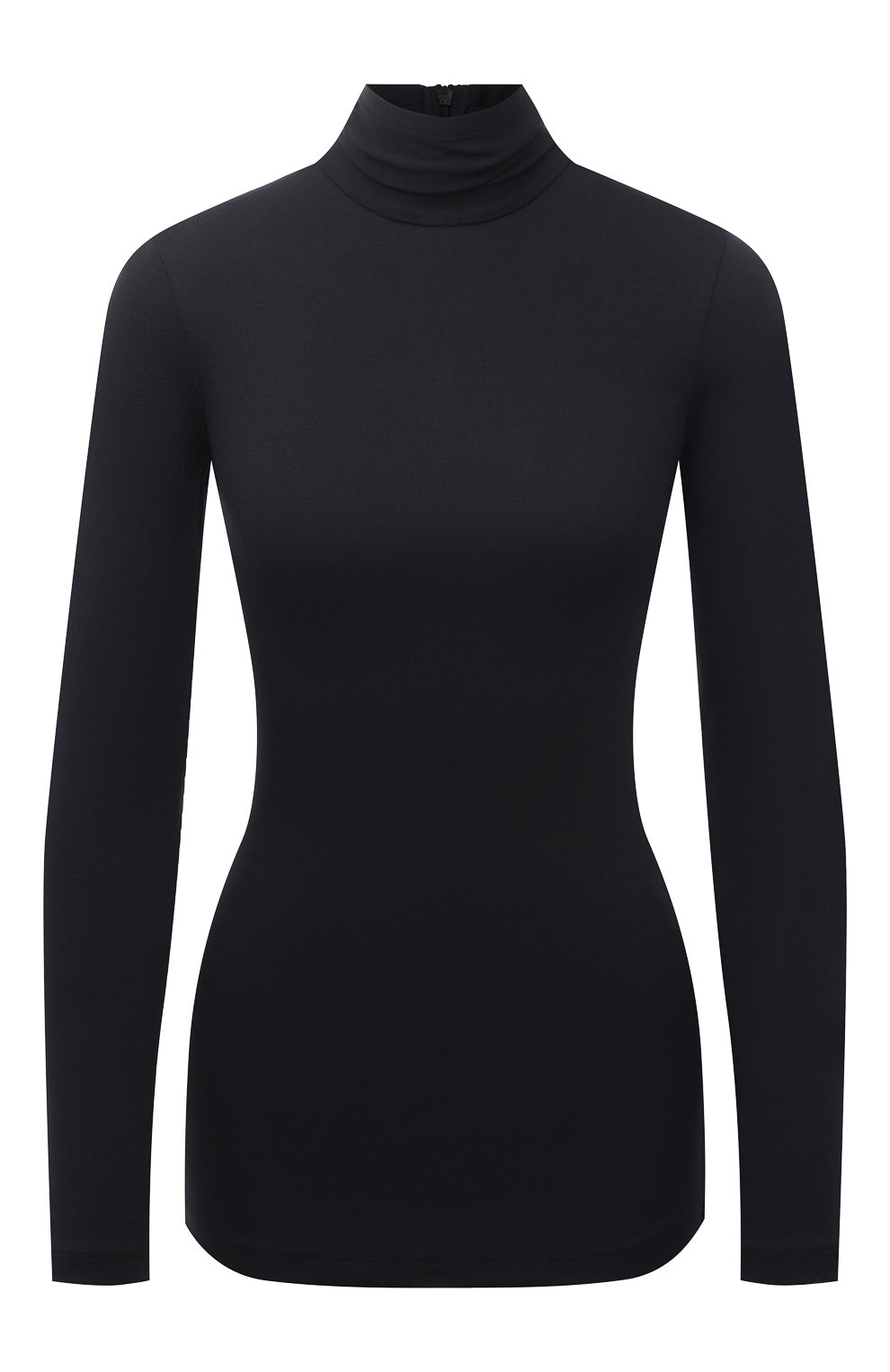 Женская темно-синяя хлопковая водолазка BRUNELLO CUCINELLI купить в ...