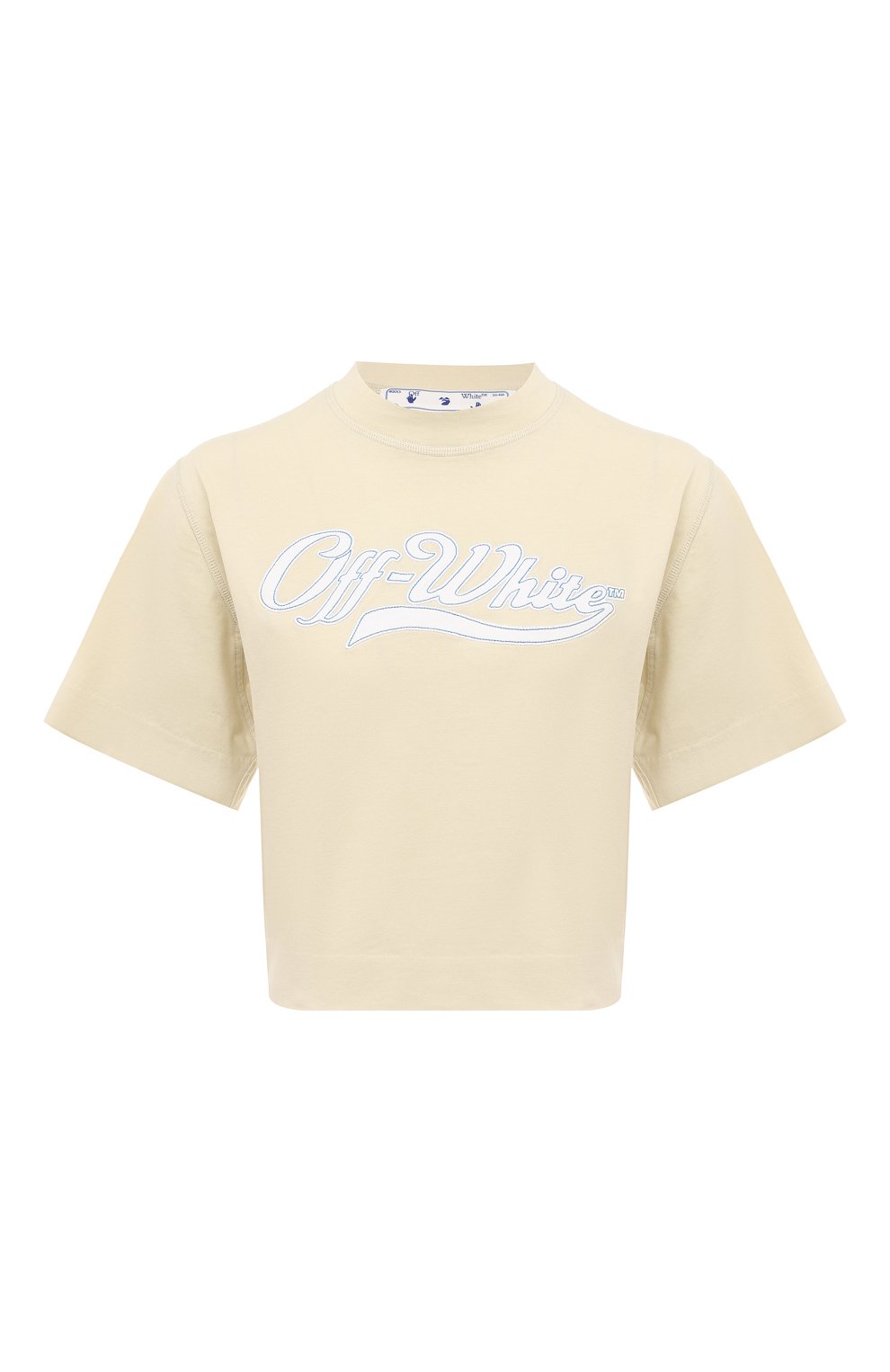 Хлопковая футболка Off-White OWAA090S23JER0046145