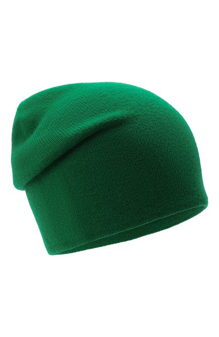 Женская кашемировая шапка TEGIN зеленого цвета, арт. 1104 | Фото 1