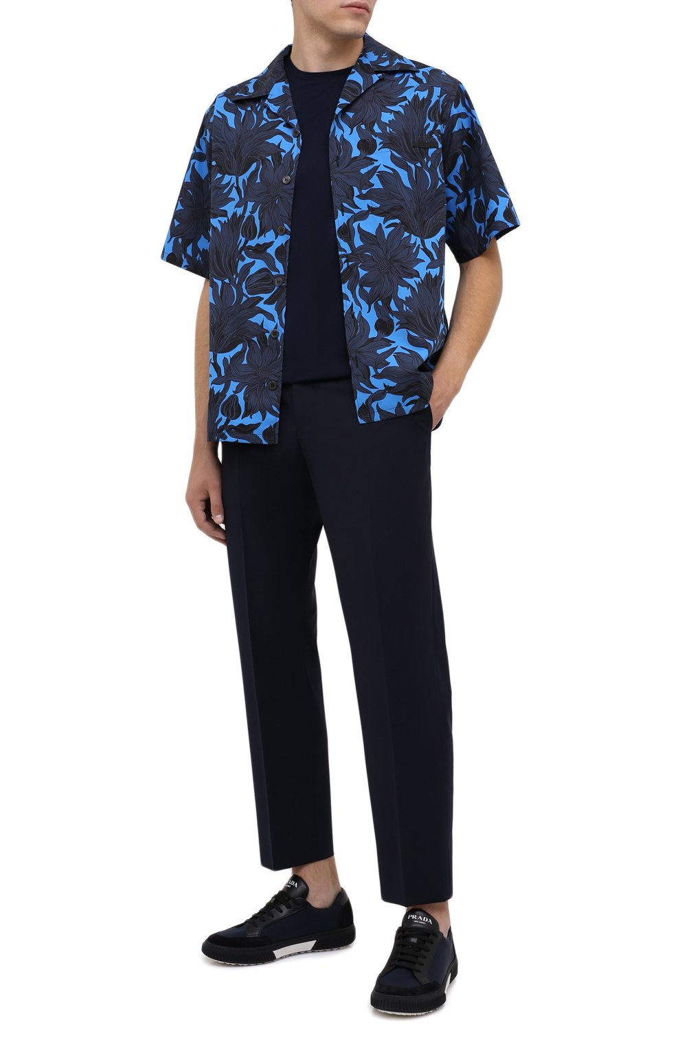 Шерстяные брюки Prada  UP0100-1W1T-F0124-202 Фото 2