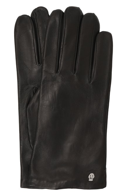 Женские кожаные перчатки ROECKL черного цвета, арт. 11011-304 | Фото 1 (Нос: Не проставлено; Материал: Натуральная кожа; Материал сплава: Проставлено)