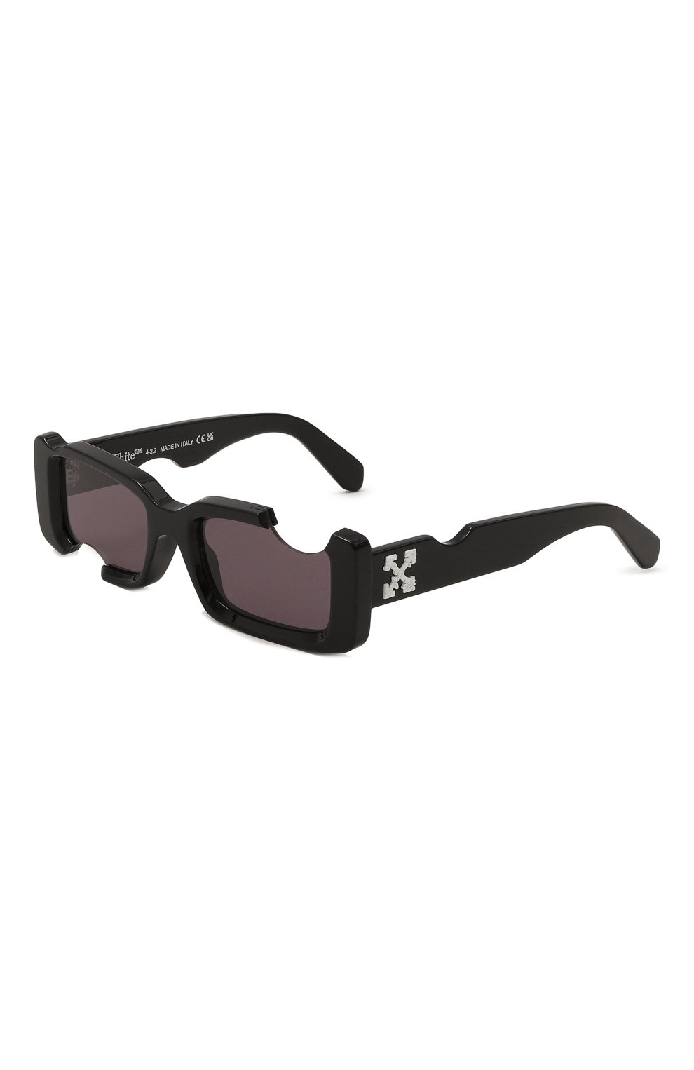 Фото Женские черные солнцезащитные очки OFF-WHITE, арт. CADY/BLACK DARK GREY Италия CADY/BLACK DARK GREY 