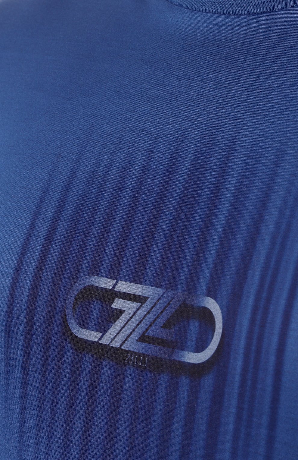 Мужская хлопковая футболка ZILLI синего цвета, арт. MBZ-NT550-VERT1/MC01/62-64 | Фото 5 (Принт: С принтом; Big sizes: Big Sizes; Материал сплава: Проставлено; Материал внешний: Хлопок; Драгоценные камни: Проставлено; Стили: Кэжуэл)