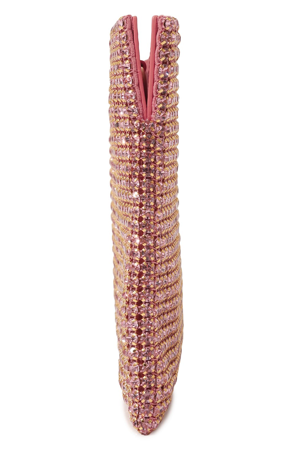 Женская сумка lucinda nano CULT GAIA розового цвета, арт. SH2544PS | Фото 4 (Сумки-технические: Сумки top-handle; Материал сплава: Проставлено; Материал: Текстиль; Драгоценные камни: Проставлено)