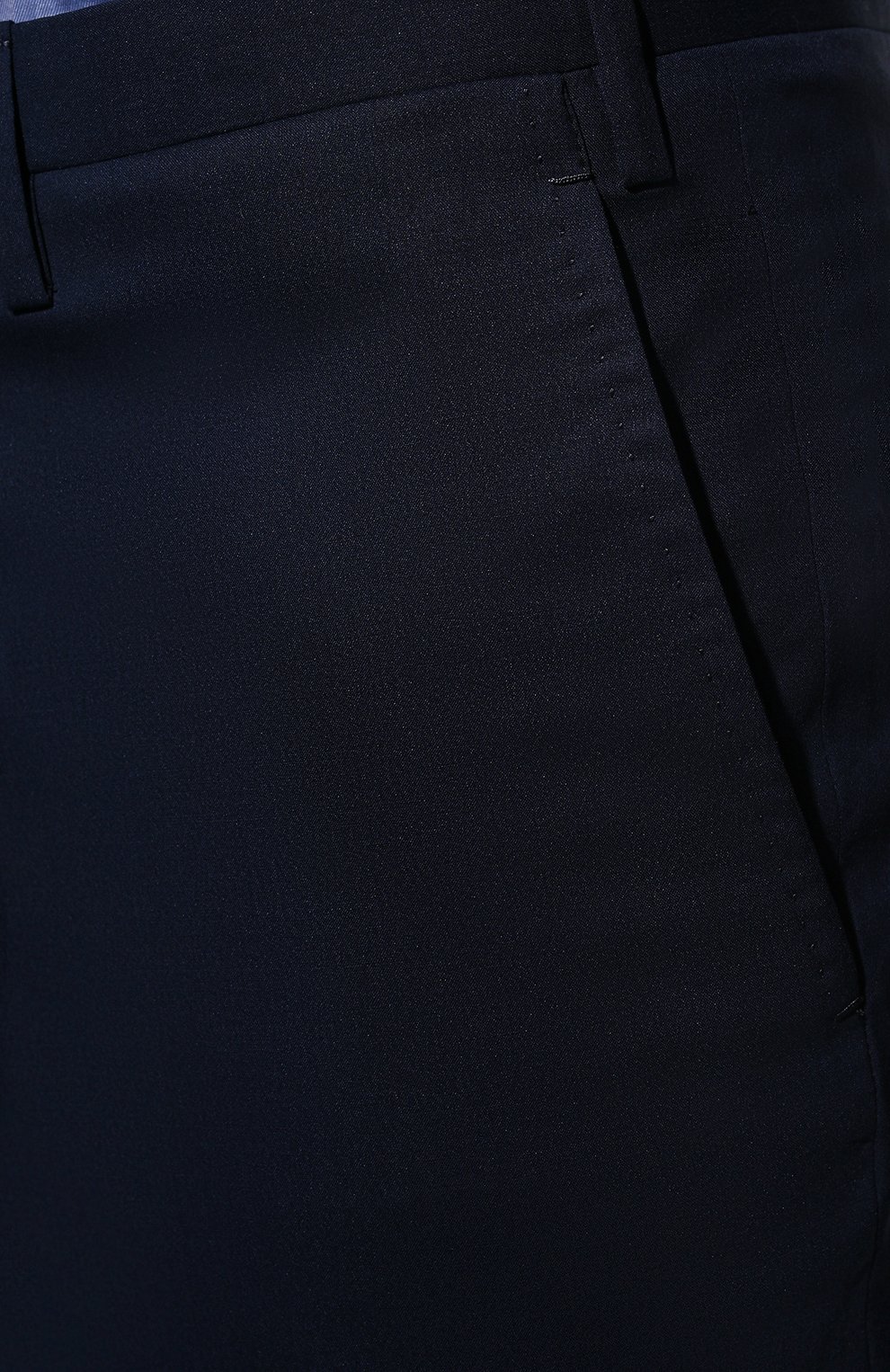 Мужские брюки из шерсти и шелка KITON темно-синего цвета, арт. UPNFC/6N35 | Фото 5 (Материал внешний: Шерсть; Big photo: Big photo; Материал внутренний: Не назначено; Длина (брюки, джинсы): Стандартные; Материал сплава: Проставлено; Стили: Классический; Случай: Формальный; Драгоценные камни: Проставлено)
