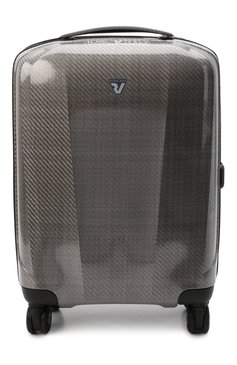 Женский дорожный чемодан we are glam RONCATO серого цвета, арт. 59530162 | Фото 1 (Материал: Пластик; Размер: large; Ограничения доставки: oversized)