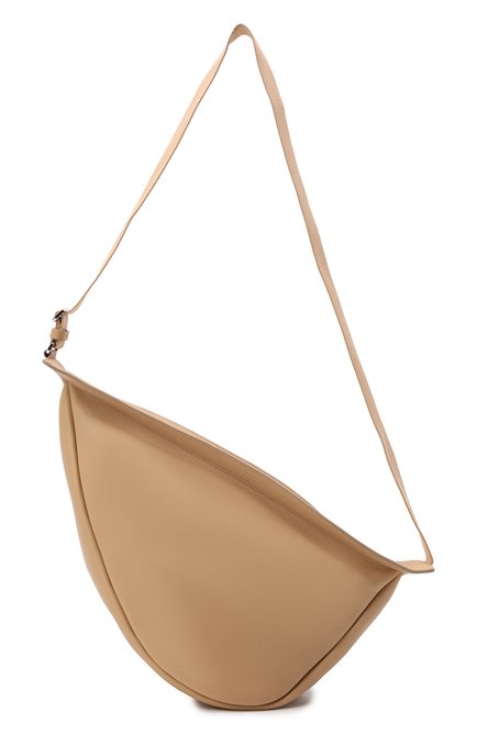Женская сумка slounchy banana large THE ROW бежевого цвета, арт. W1196L134 | Фото 1 (Материал: Натуральная кожа; Сумки-технические: Сумки top-handle; Размер: large)