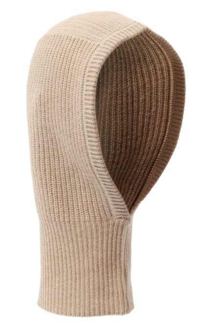 Женская шапка-балаклава NOT SHY бежевого цвета, арт. 4303205 | Фото 1 (Материал сплава: Проставлено; Нос: Не проставлено; Материал: Шерсть, Текстиль; Женское Кросс-КТ: Балаклава)