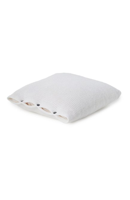 Декоративная подушка BRUNELLO CUCINELLI белого цвета, арт. ML705B4012 | Фото 2 (Региональные ограничения белый список (Axapta Mercury): Не проставлено; Нос: Не проставлено)