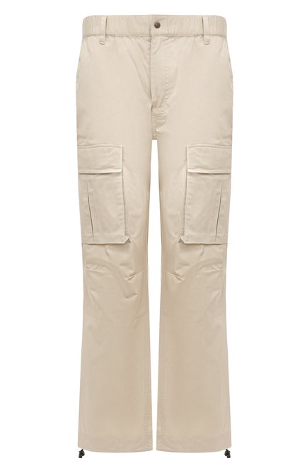 Мужские хлопковые брюки KSUBI кремвого цвета, арт. MPF23PA002 | Фото 1 (Драгоценные камни: Проставлено; Материал внешний: Хлопок; Материал сплава: Проставлено; Длина (брюки, джинсы): Стандартные)