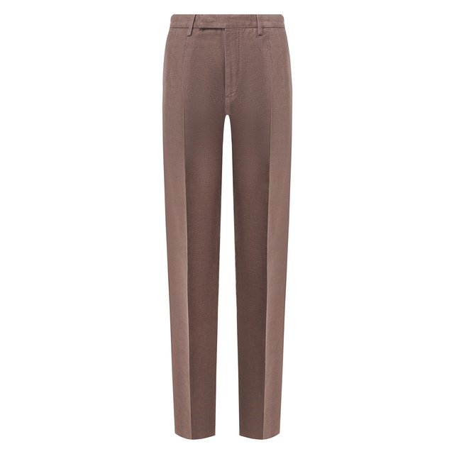 фото Брюки из смеси хлопка и льна ermenegildo zegna