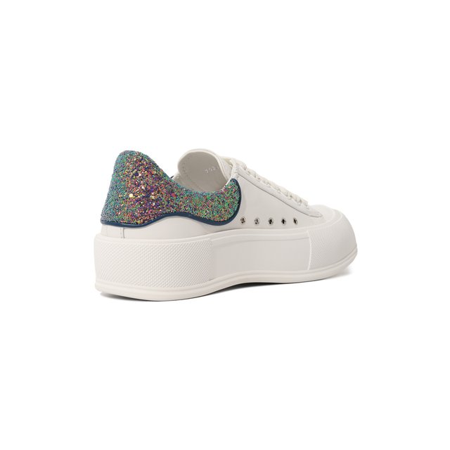 фото Кожаные кеды deck plimsoll alexander mcqueen