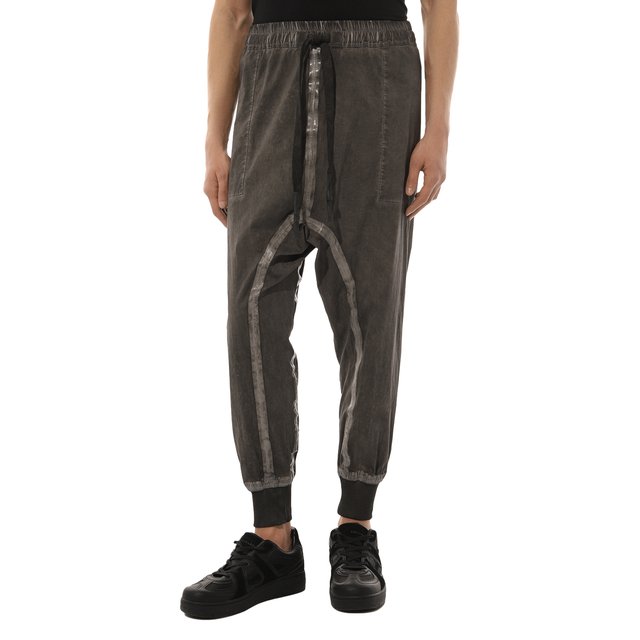 Хлопковые джоггеры Isaac Sellam LC/PANTS BANDE/STRETCHP0P Фото 3