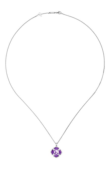 Женские кулон CHOPARD бесцветного цвета, арт. 799220-1003 | Фото 1 (Материал сплава: Белое золото; Драгоценные камни: Другие)