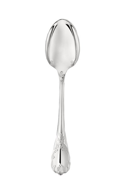 Ложка десертная marly silver plated CHRISTOFLE серебряного цвета, арт. 00038014 | Фото 1 (Ограничения доставки: fragile-2)