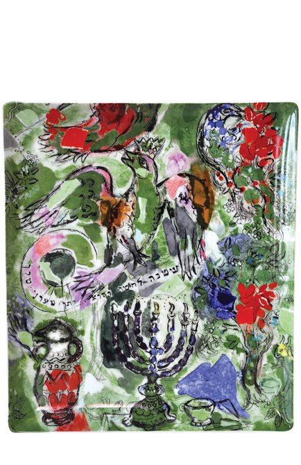 Блюдо plat e matza les vitraux d`hadassah marc chagall BERNARDAUD разноцветного цвета, арт. 1172/21421 | Фото 1 (Статус проверки: Проверена категория; Ограничения доставки: fragile-2)