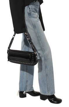 Женская сумка maddy BY FAR черного цвета, арт. 23CRMDDSBLPMED | Фото 2 (Сумки-технические: Сумки top-handle; Размер: medium; Материал: Натуральная кожа)