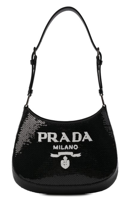 Женская сумка cleo PRADA черного цвета по цене 245000 руб., арт. 1BC169-2DWY-F0967-HPO | Фото 1