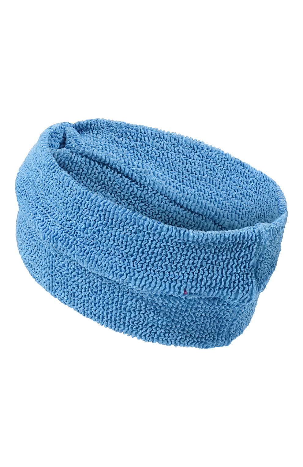 Женская повязка на голову BOND-EYE AUSTRALIA голубого цвета, арт. BOUND334E | Фото 3 (Материал: Текстиль, Синтетический материал; Материал сплава: Проставлено; Нос: Не проставлено)