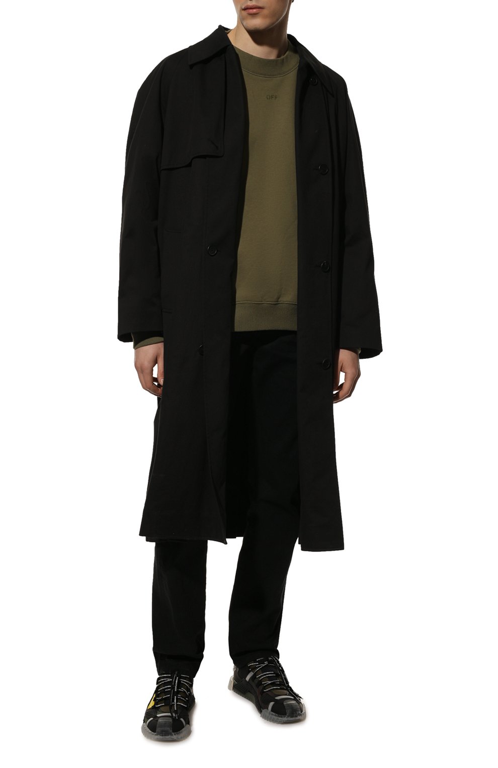 Мужские комбинированные кеды ns1 DOLCE & GABBANA хаки цвета, арт. CS1770/AQ713 | Фото 2 (Материал внешний: Текстиль; Материал внутренний: Натуральная кожа, Текстиль; Стили: Гранж; Материал утеплителя: Без утеплителя; Подошва: Плоская; Длина стельки: 24,5, 24,7, 25,3, 25,5, 26,1, 26,3, 26,9, 27,1, 27,7, 27,9, 28,5, 28,7, 29,3, 30,1, 30,9; толщина подошвы: 2,3; ширина носка стельки: 9,4)
