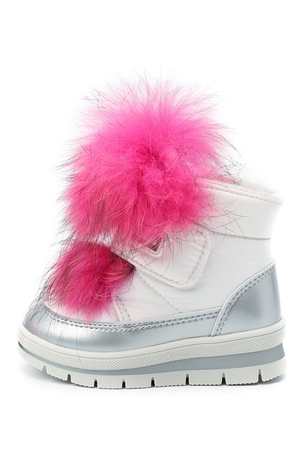 Детские утепленные ботинки JOG DOG розового цвета, арт. 13025R/ZAFFIR0 BALTIC0/23-28 | Фото 2 (Материал утеплителя: Шерсть, Натуральный мех; Материал внешний: Экокожа, Текстиль; Региональные ограничения белый список (Axapta Mercury): RU)