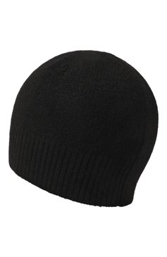 Женская кашемировая шапка JIL SANDER черного цвета, арт. J02TC0002/J13203 | Фото 3 (Материал: Текстиль, Кашемир, Шерсть; Материал сплава: Проставлено; Нос: Не проставлено)