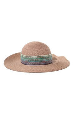Женская соломенная шляпа GIORGIO ARMANI светло-розового цвета, арт. 797322/2R704 | Фото 3 (Материал: Растительное волокно)