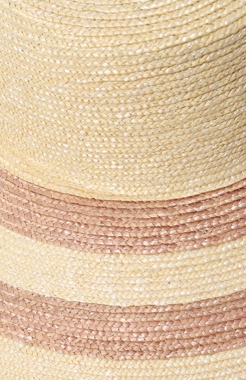 Женская соломенная шляпа ELEVENTY розового цвета, арт. G82CPLG03 TES0G256 | Фото 4 (Материал сплава: Проставлено; Нос: Не проставлено; Материал: Растительное волокно)