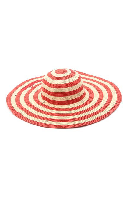 Детская шляпа MONNALISA красного цвета, арт. 997031 | Фото 2 (Региональные ограничения белый список (Axapta Mercury): RU)